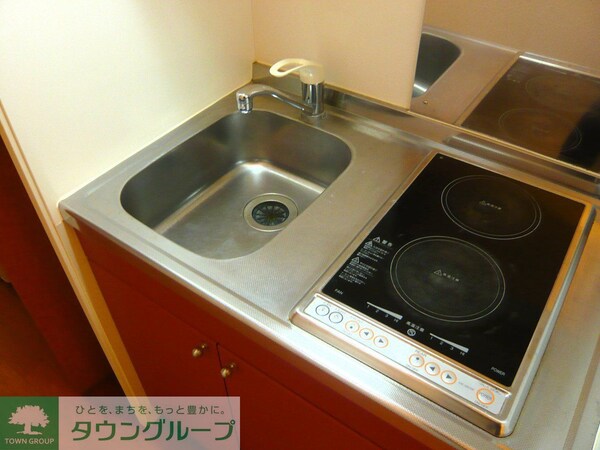 キッチン(安全設計の電磁調理器♪)