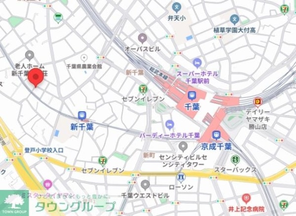 地図(ご来店お待ちしております！043-221-3600)