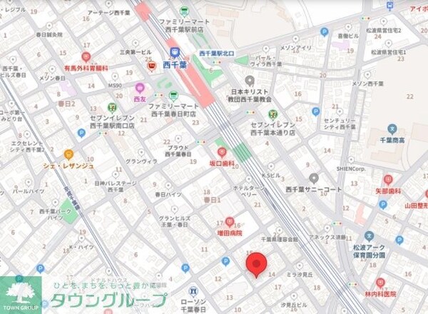 地図(現地待ち合わせ歓迎♪お問合せはタウンハウジング千葉店まで！)