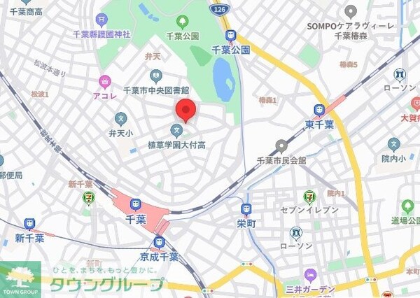 地図(現地待ち合わせ歓迎♪お問合せはタウンハウジング千葉店まで！)