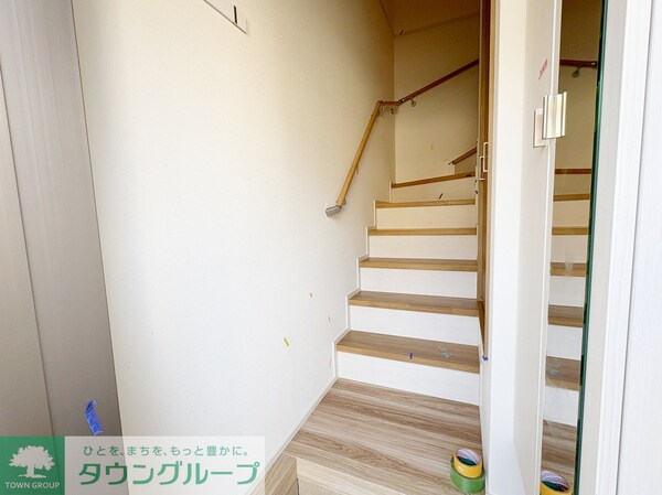 玄関(建築中です)