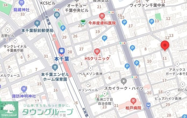 地図(お問合せはタウンハウジングまで！※現地待合わせ相談可能)