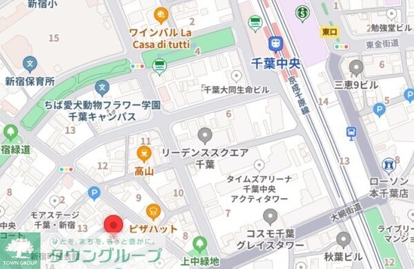 地図(お問合せはタウンハウジングまで！※現地待合わせ相談可能)