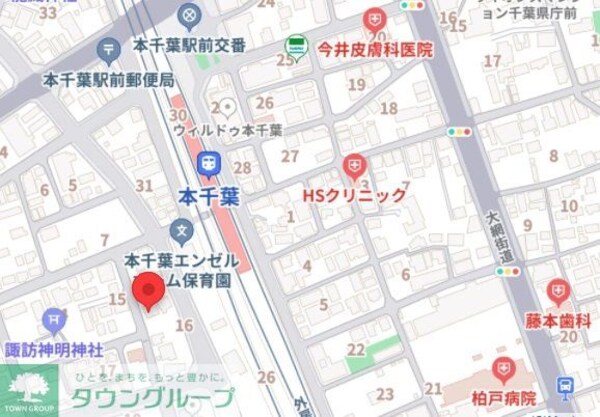 地図(お問合せはタウンハウジングまで！※現地待合わせ相談可能)