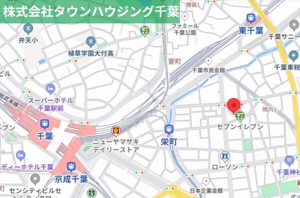 地図(ご来店お待ちしております！043-221-3600)