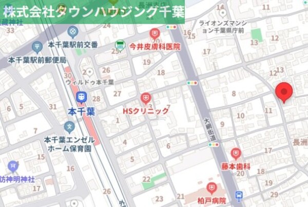 地図(ご来店お待ちしております！043-221-3600)