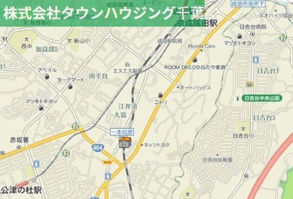 地図(お問合せは【タウンハウジング】まで！※現地待合わせ相談可！)