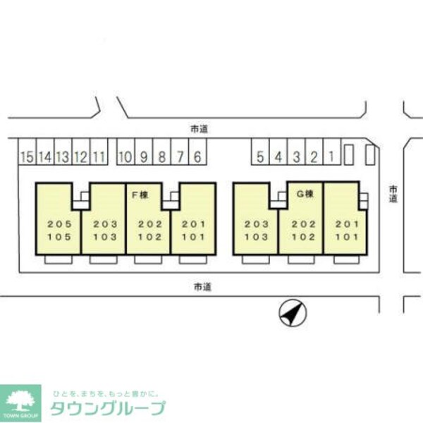 地図(お問合せは【タウンハウジング】まで！※現地待合わせ相談可！)