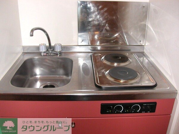 キッチン(2口電気コンロ)