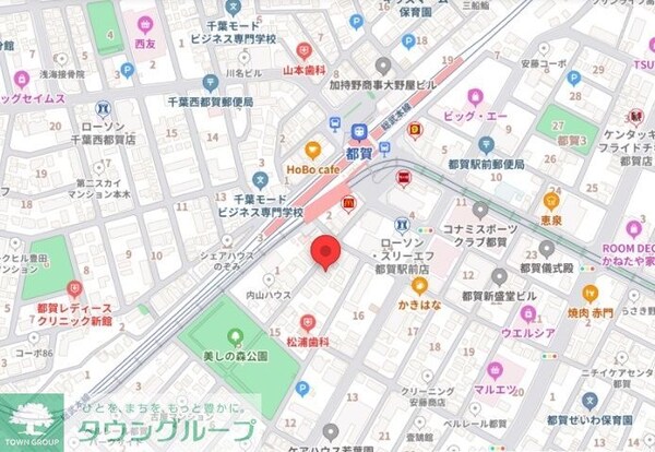 地図(お部屋探しは【タウンハウジング千葉店】にお任せ下さい♪)