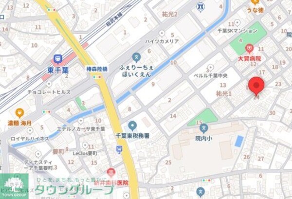 地図(お問合せはタウンハウジング千葉店まで！※現地待合わせ相談可能)