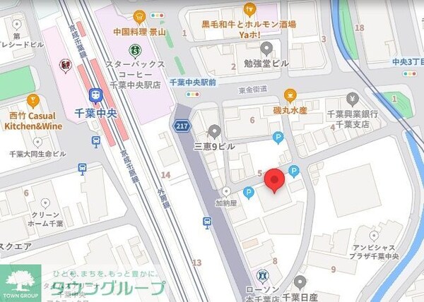 地図(現地待ち合わせ歓迎♪お問合せはタウンハウジング千葉店まで！)