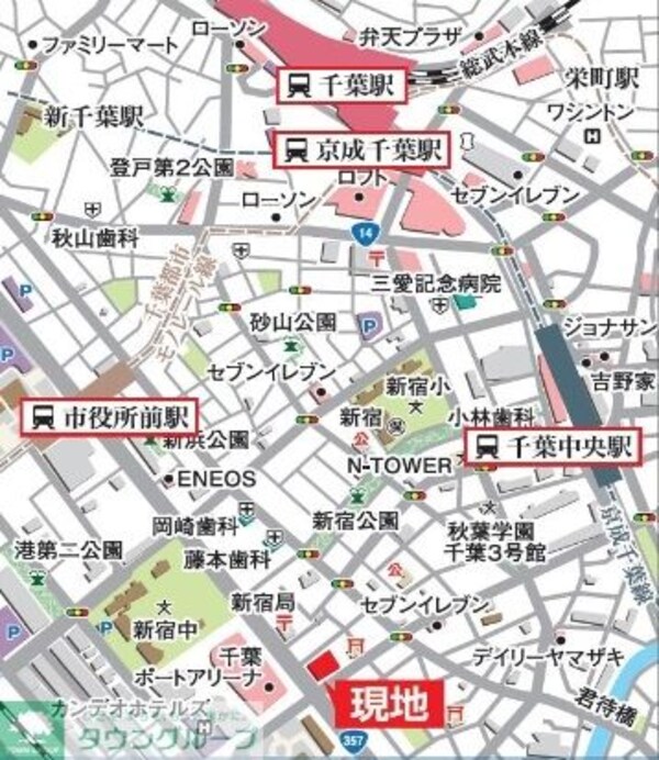 地図(ご来店お待ちしております！043-221-3600)