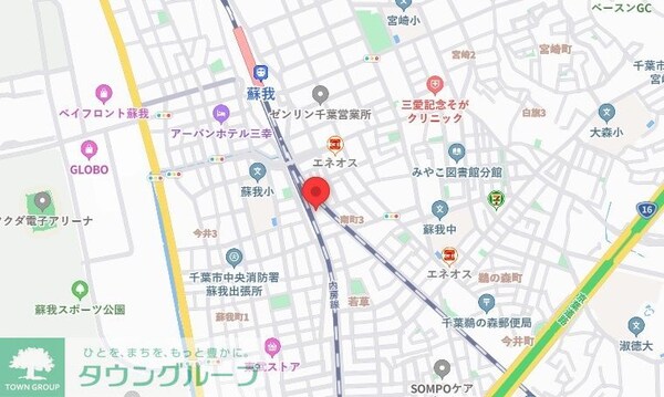 地図(ご来店お待ちしております！043-221-3600)