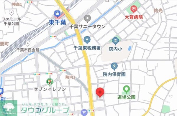地図(お部屋探しは【タウンハウジング千葉店】にお任せ下さい♪)
