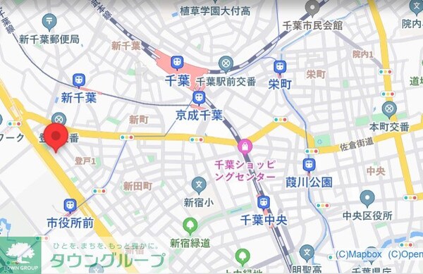 地図(お問合せは【タウンハウジング】まで！※現地待合わせ相談可！)