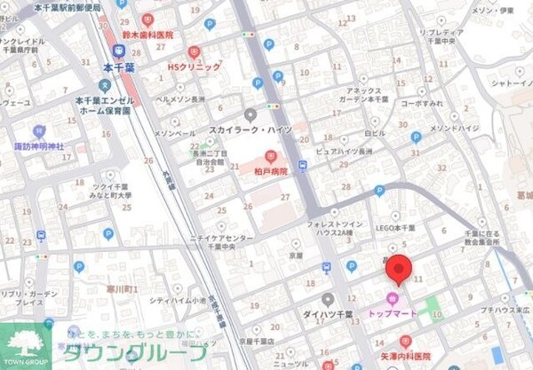 地図(現地待ち合わせ歓迎♪お問合せはタウンハウジング千葉店まで！)