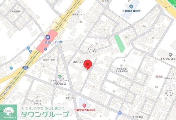 地図(ご来店お待ちしております！043-221-3600)