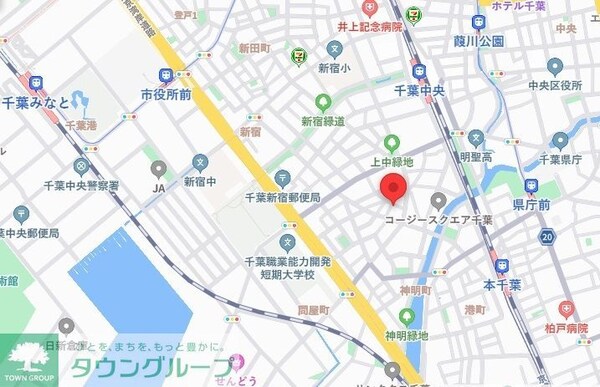 地図(ご来店お待ちしております！043-221-3600)