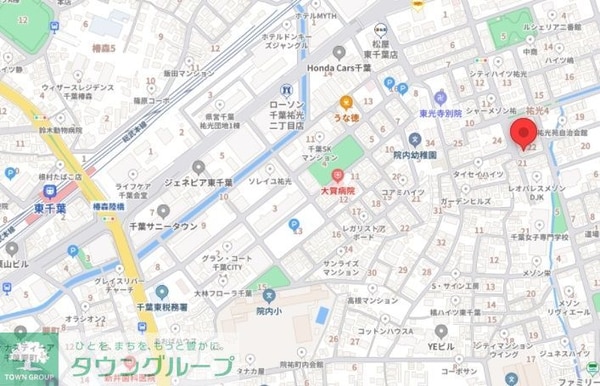 地図(現地待ち合わせ歓迎♪お問合せはタウンハウジング千葉店まで！)