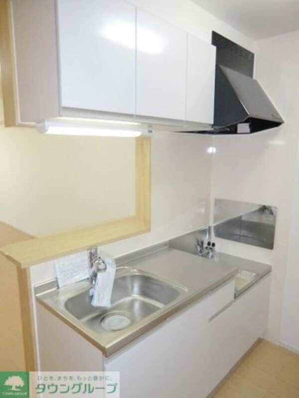 キッチン(２口ガスコンロ設置可能)