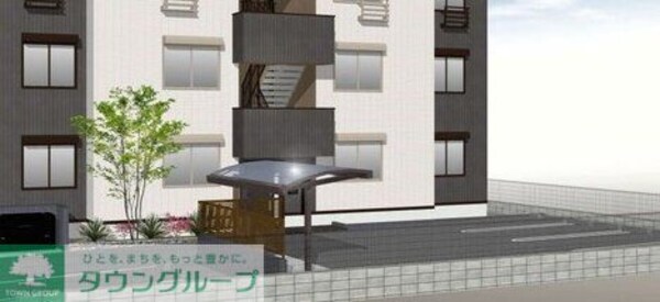 エントランス(イメージパース　現況優先)