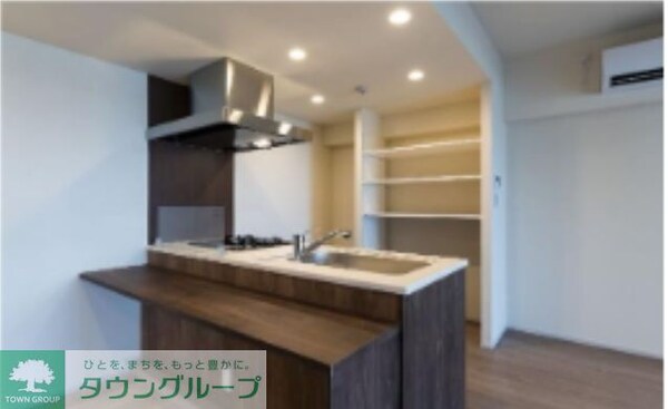 キッチン(※お部屋により建具のイメージカラーが違います　現況優先)