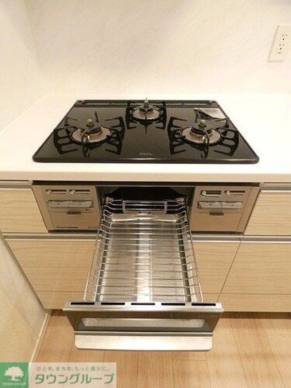 キッチン(ガスコンロ　グリル　内装済)