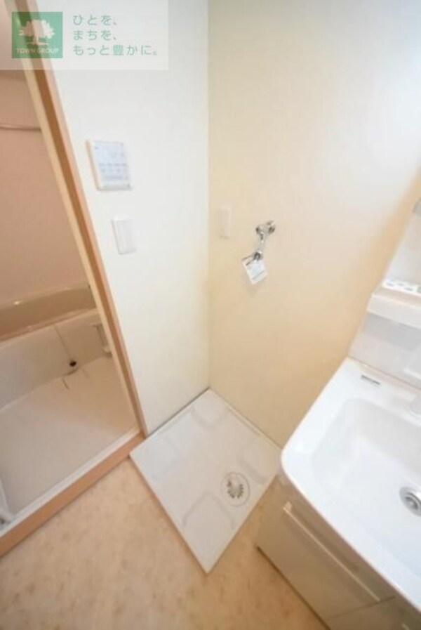 設備(室内洗濯機置場です)