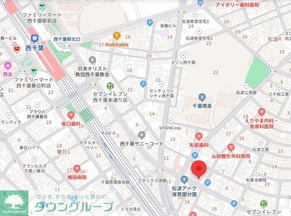 地図(現地待ち合わせ歓迎♪お問合せはタウンハウジング千葉店まで！)