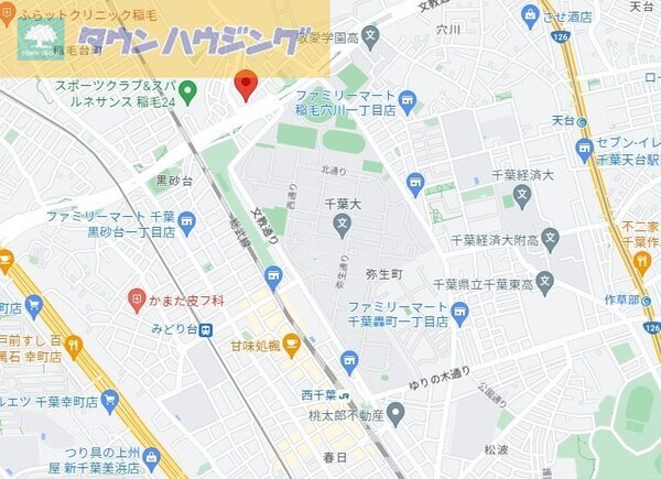 地図(現地待ち合わせ歓迎♪お問合せはタウンハウジング千葉店まで！)