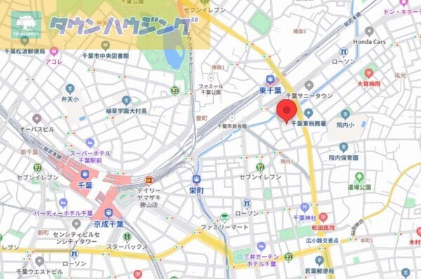 地図(ご来店お待ちしております！043-221-3600)
