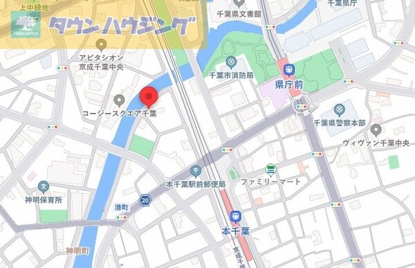 地図(ご来店お待ちしております！043-221-3600)