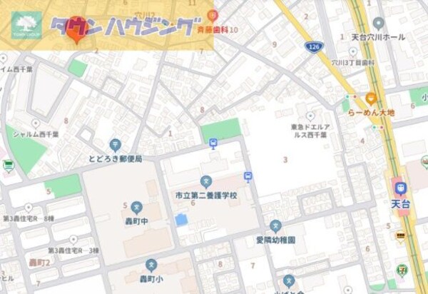 地図(現地待ち合わせ歓迎♪お問合せはタウンハウジング千葉店まで！)