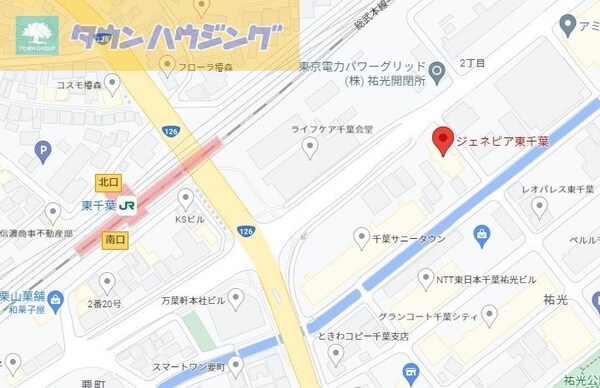 地図(現地待ち合わせ歓迎♪お問合せはタウンハウジング千葉店まで！)