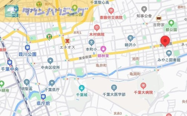 地図(ご来店お待ちしております！043-221-3600)