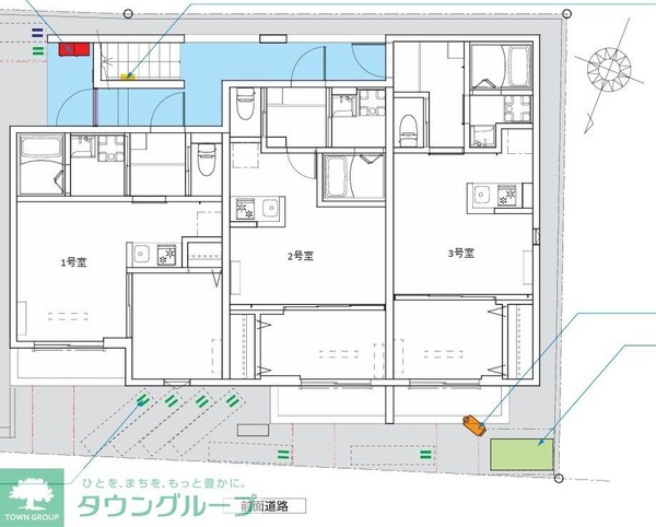 間取図(平面図)(お問合せはタウンハウジングまで！※現地待合わせ相談可能)