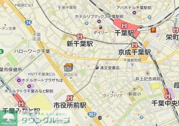 地図(お問合せは【タウンハウジング】まで！※現地待合わせ相談可！)