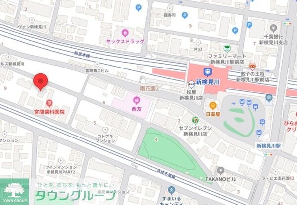 地図(現地待ち合わせ歓迎♪お問合せはタウンハウジング蘇我店まで！)