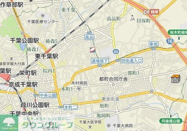 地図(ご来店お待ちしております！043-221-3600)
