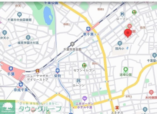 地図(お部屋探しは【タウンハウジング千葉店】にお任せ下さい♪)