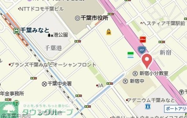 地図(現地待ち合わせ歓迎♪お問合せはタウンハウジング千葉店まで！)