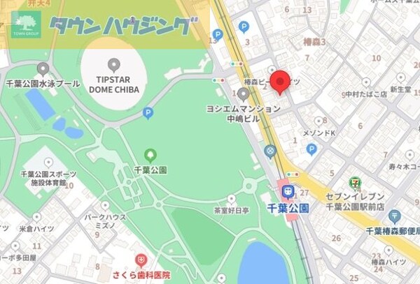 地図(現地待ち合わせ歓迎♪お問合せはタウンハウジング千葉店まで！)