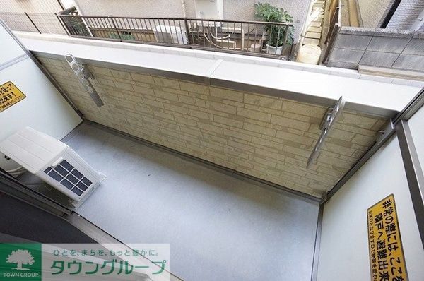 バルコニー(102号室の写真を使用しています。)