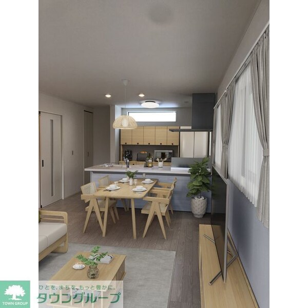 リビング・居室(家具・調度品等に関しては実際の賃貸住宅には含まれません。)