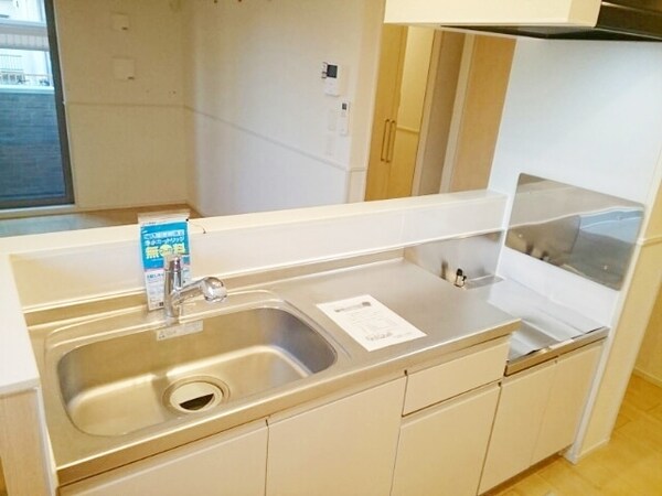 キッチン(アイランドキッチン★お部屋見渡せます！2口コンロ設置可！)