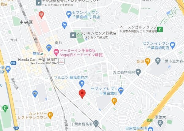 地図(ご来店お待ちしております！043-312-6124)