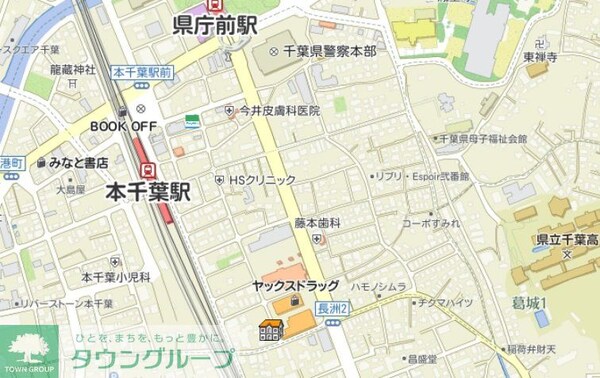 地図(お問合せは【タウンハウジング】まで！※現地待合わせ相談可！)