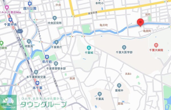 地図(現地待ち合わせ歓迎♪お問合せはタウンハウジングまで！)