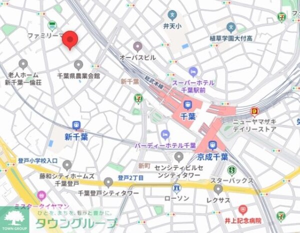 地図(現地待ち合わせ歓迎♪お問合せはタウンハウジング千葉店まで！)